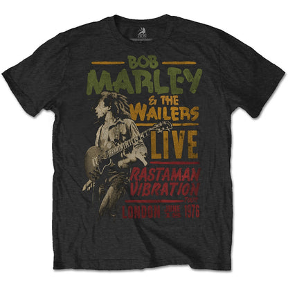 BOB MARLEY ボブマーリー (生誕 80年 ) - Rastaman Vibration Tour 1976（復刻ツアーTシリーズ） / Tシャツ / メンズ 【公式 / オフィシャル】