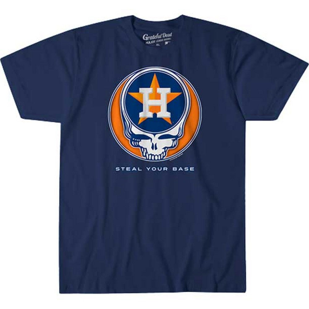 GRATEFUL DEAD グレイトフルデッド (結成 60周年 ) - HOUSTON ASTROS STEAL YOUR BASE / Tシャツ / メンズ 【公式 / オフィシャル】