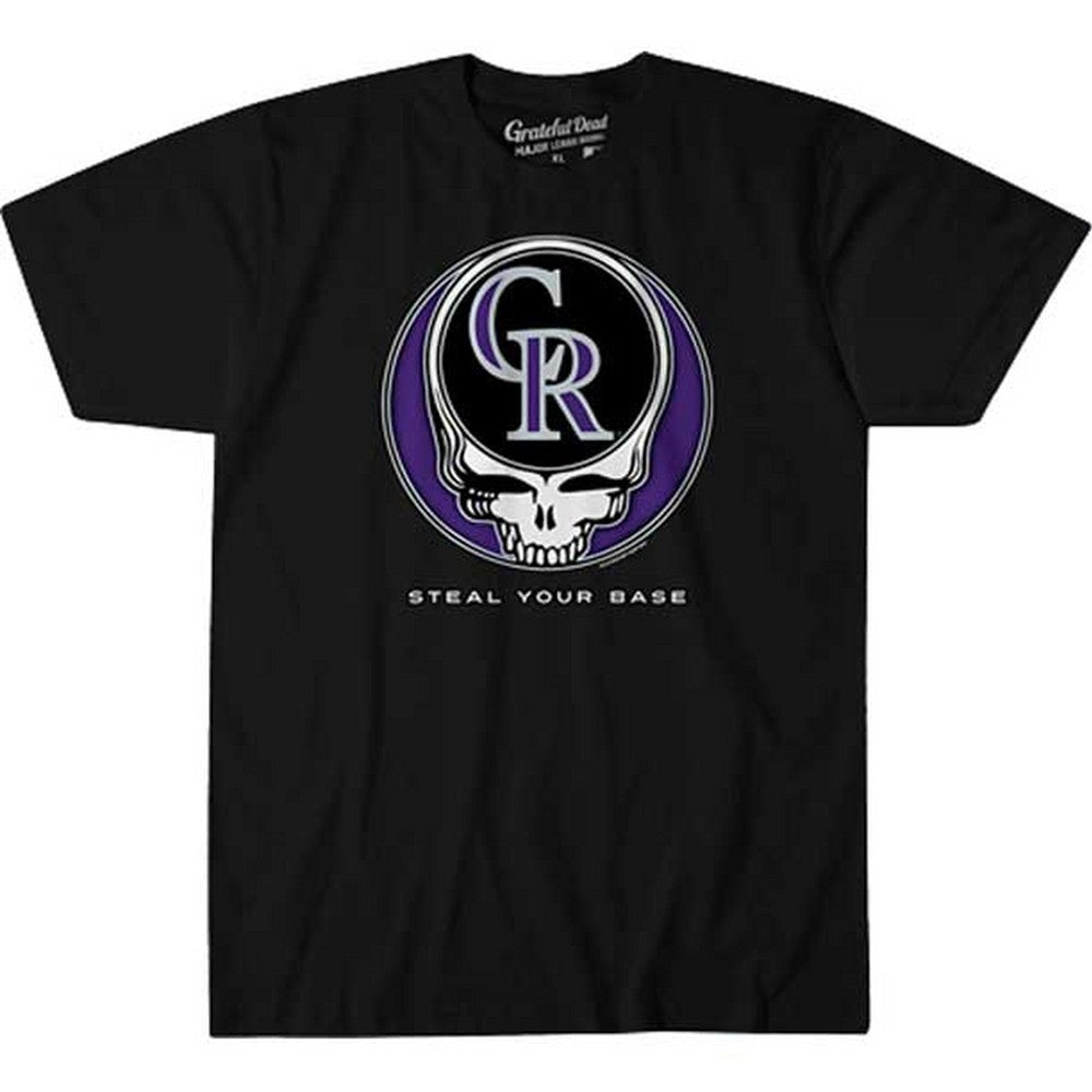 GRATEFUL DEAD グレイトフルデッド (結成 60周年 ) - COLORADO ROCKIES STEAL YOUR BASE / Tシャツ / メンズ 【公式 / オフィシャル】