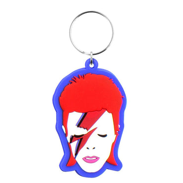 DAVID BOWIE デヴィッドボウイ - Aladdin Sane / ラバー・キーリング / キーホルダー