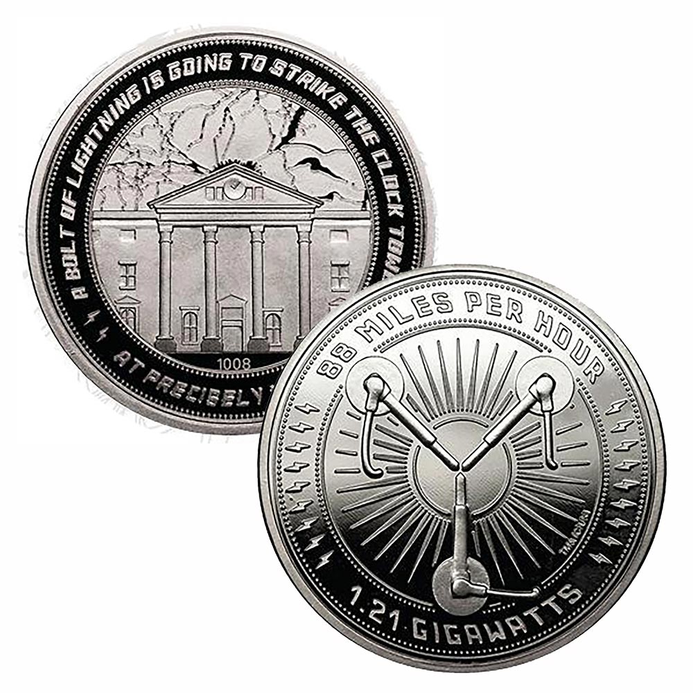 BACK TO THE FUTURE バックトゥザフューチャー (劇場公開40周年 ) - Limited edition Coin / 世界限定9995枚 / コイン 【公式 / オフィシャル】