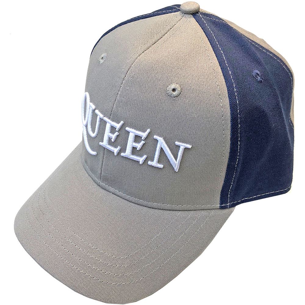 QUEEN クイーン (初来日50周年 ) - Logo / Gray & Navy / キャップ / メンズ 【公式 / オフィシャル】