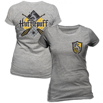 HARRY POTTER ハリーポッター (2027年 ドラマ放送決定 ) - HOUSE HUFFLEPUFF / バックプリントあり / Tシャツ / レディース 【公式 / オフィシャル】