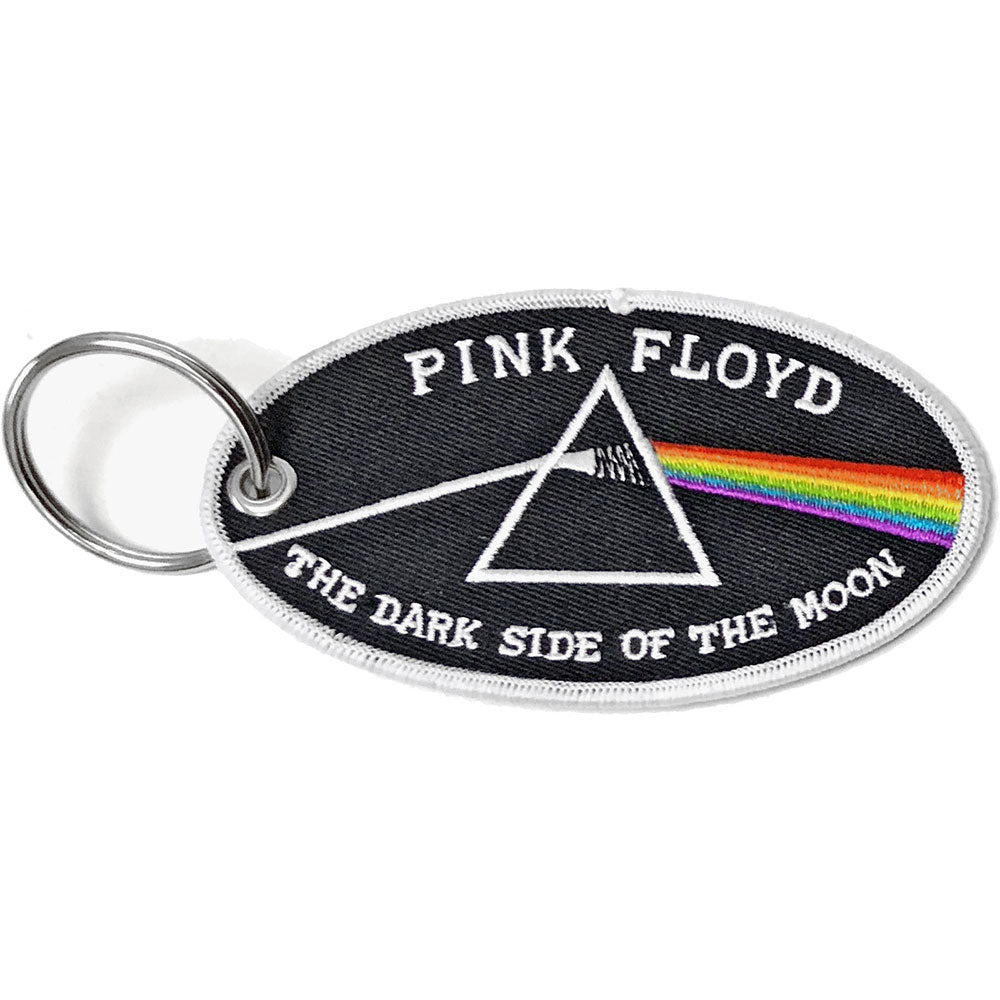 PINK FLOYD - (結成 60周年 ) - Dark Side of the Moon Oval White Border / パッチ