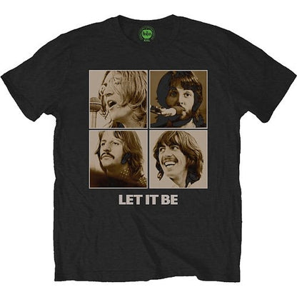THE BEATLES ビートルズ (結成 65周年 ) - LET IT BE SEPIA / Tシャツ / メンズ 【公式 / オフィシャル】