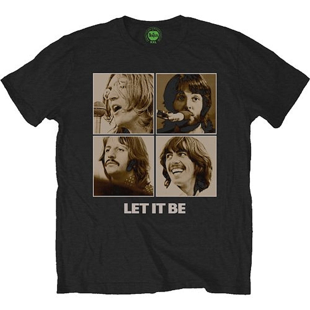THE BEATLES ビートルズ (結成 65周年 ) - LET IT BE SEPIA / Tシャツ / メンズ 【公式 / オフィシャル】