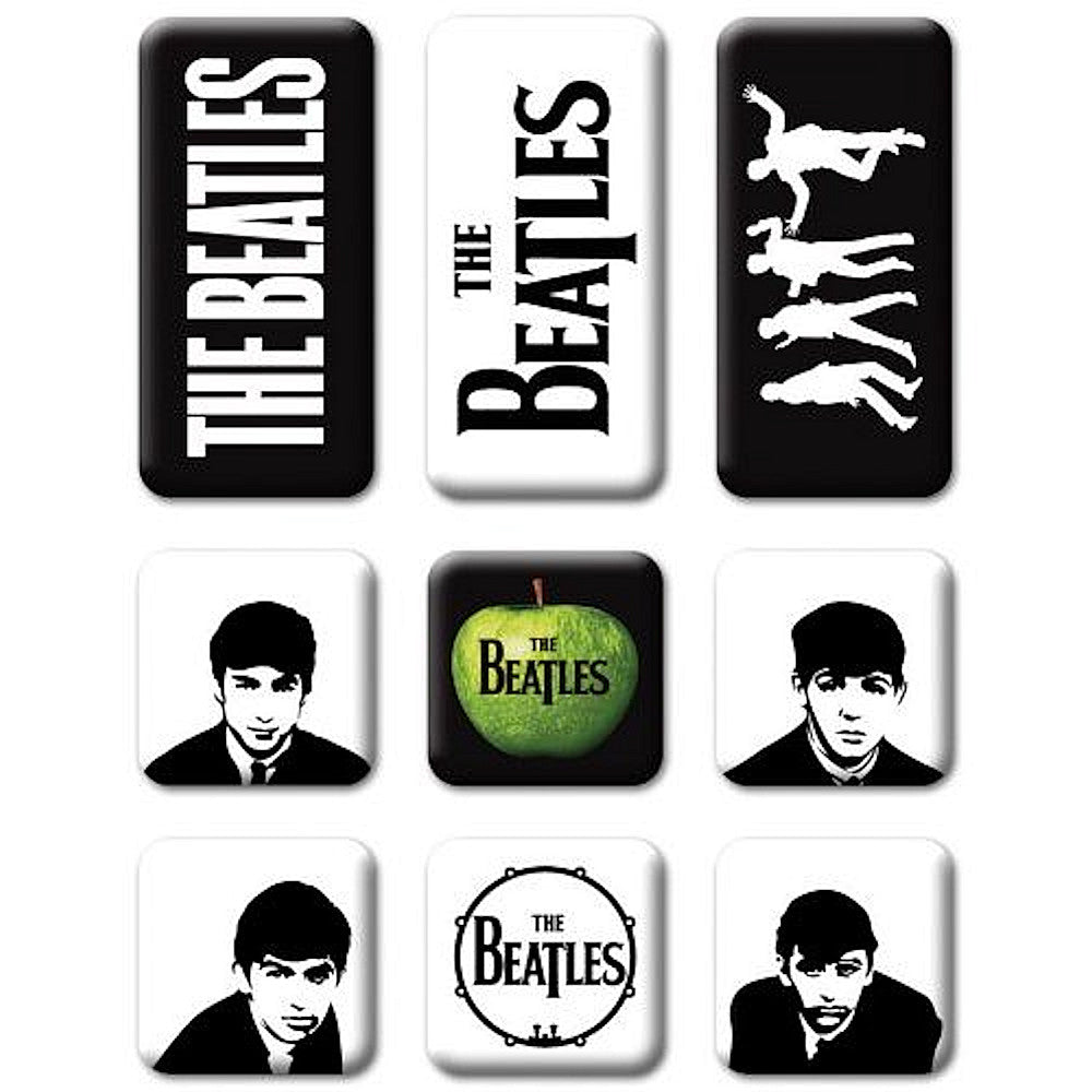 THE BEATLES ビートルズ (結成 65周年 ) - Classic Icons セット / マグネット 【公式 / オフィシャル】