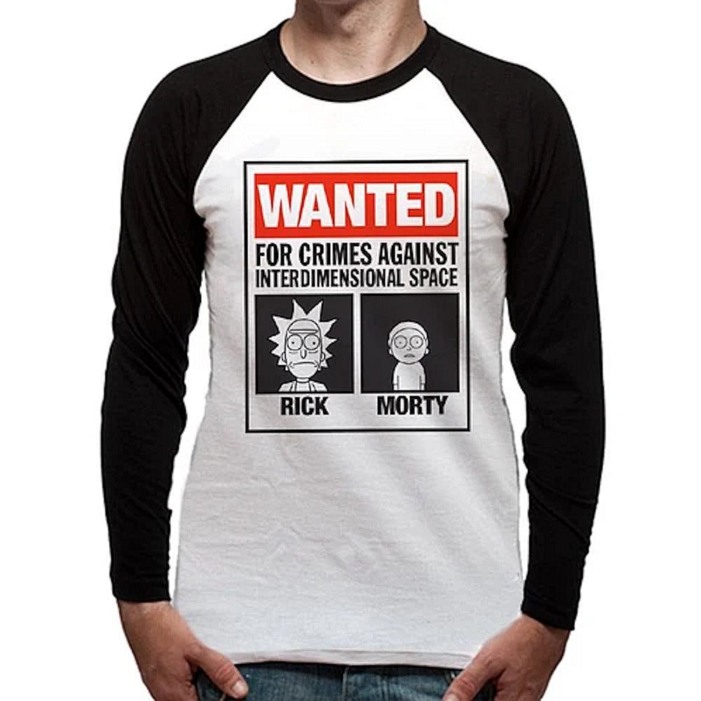 RICK AND MORTY リックアンドモーティ - WANTED POSTER/長袖 / Tシャツ / メンズ - PGS