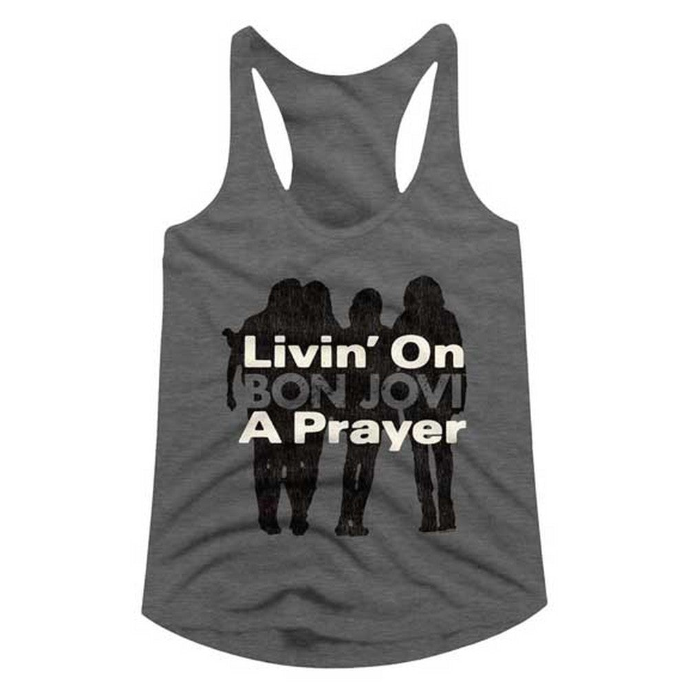 BON JOVI ボンジョヴィ - LIVIN ON A PRAYER / タンクトップ / レディース 【公式 / オフィシャル】