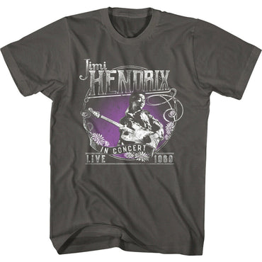 JIMI HENDRIX ジミヘンドリックス (追悼 55年 ) - LIVE 1969 / バックプリントあり / Tシャツ / メンズ