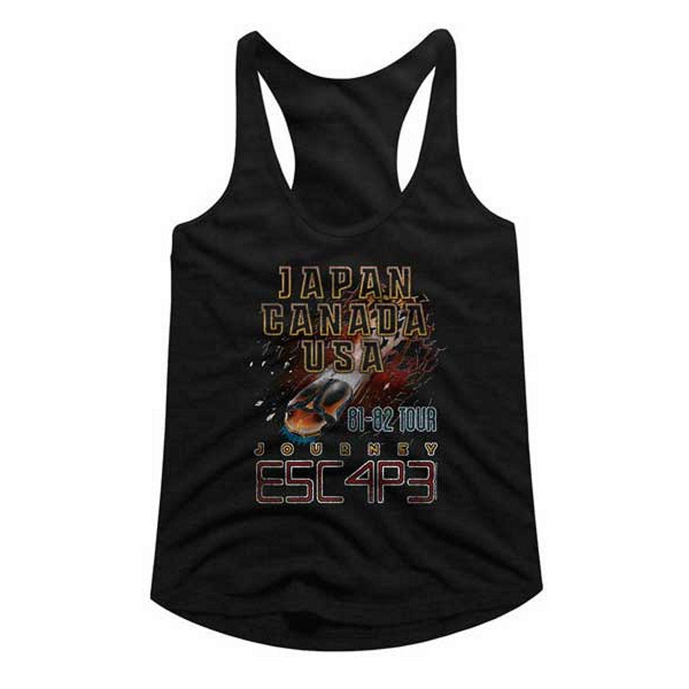 【廃番ラスト販売/特別価格】JOURNEY ジャーニー (デビュー 50周年 ) - ESCAPE TOUR / タンクトップ / レディース 【公式 / オフィシャル】