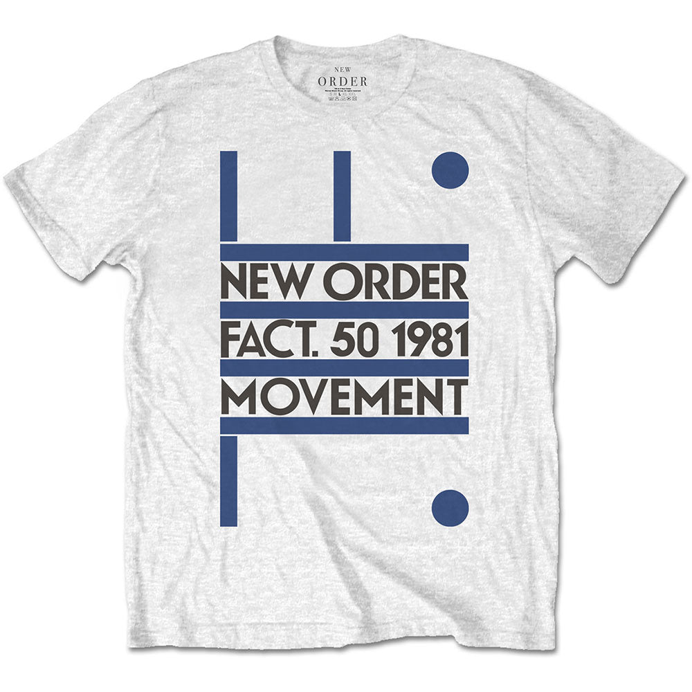NEW ORDER ニューオーダー - Movement / Tシャツ / メンズ 【公式 / オフィシャル】