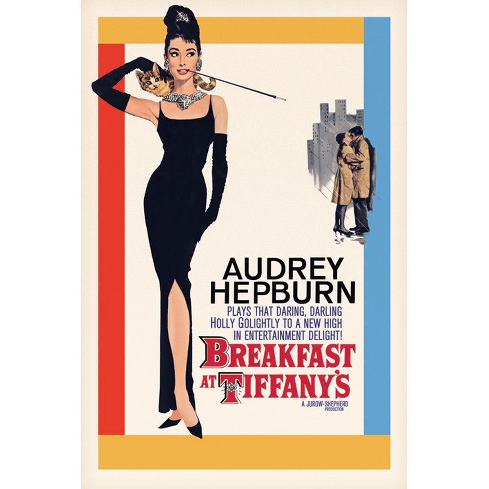 AUDREY HEPBURN オードリー・ヘプバーン - Breakfast at Tiffany's One-Sheet / ポスター 【公式 / オフィシャル】