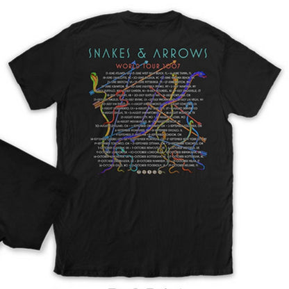 RUSH ラッシュ - Snakes & Arrows Tour 2007 /バックプリントあり / Tシャツ / メンズ
