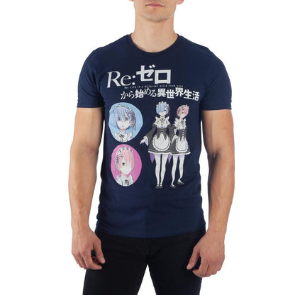 RE:ZERO Re:ZERO − Starting Life in Another World − Rem &amp; Ram / T-shirt / Men's