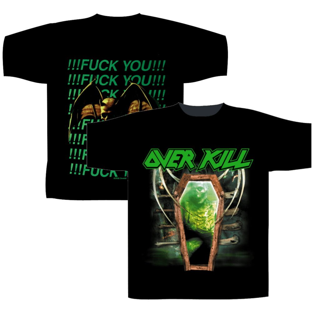 OVERKILL オーヴァーキル - Fuck You !!!! / バックプリントあり / Tシャツ / メンズ - PGS
