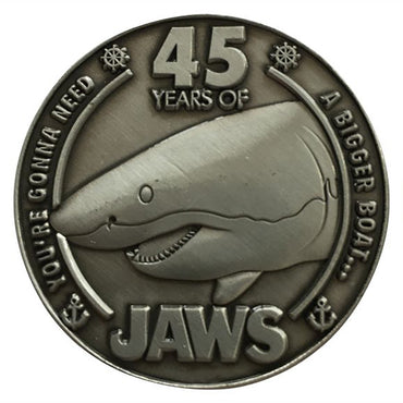 JAWS ジョーズ (公開 50周年 ) - 45th anniversary Coin / 世界限定9995枚 / コイン