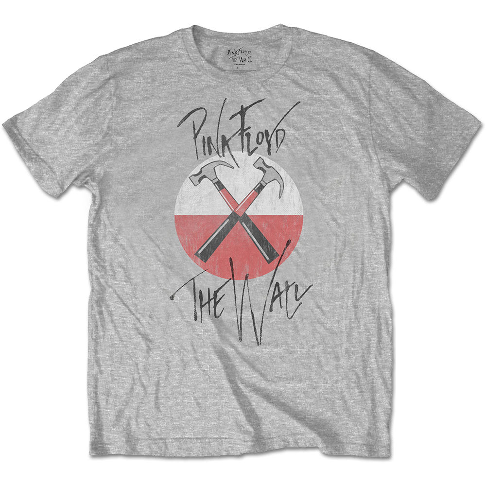 PINK FLOYD ピンクフロイド (結成 60周年 ) - The Wall Faded Hammers Logo / Tシャツ / メンズ 【公式 / オフィシャル】
