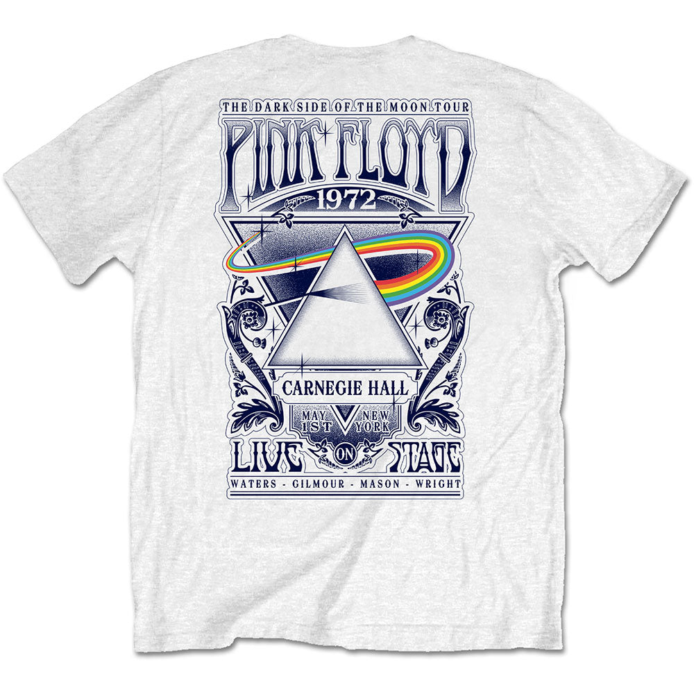 PINK FLOYD ピンクフロイド (結成 60周年 ) - Carnegie Hall / バックプリントあり / Tシャツ / メンズ 【公式 / オフィシャル】