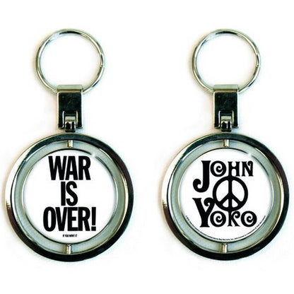 JOHN LENNON ジョンレノン (生誕 85年 ) - War is Over (Spinner) / キーホルダー 【公式 / オフィシャル】
