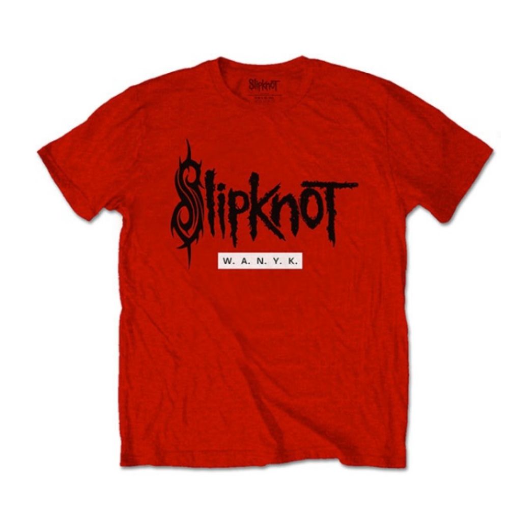 【廃番ラスト販売/特別価格】SLIPKNOT スリップノット (結成 30周年 ) - WANYK / バックプリントあり / Tシャツ / メンズ 【公式 / オフィシャル】
