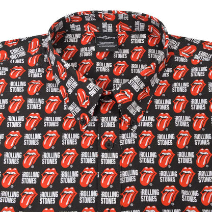 ROLLING STONES ローリングストーンズ (来日 35周年 記念 ) - Tongue and Text / 襟付きシャツ / メンズ 【公式 / オフィシャル】