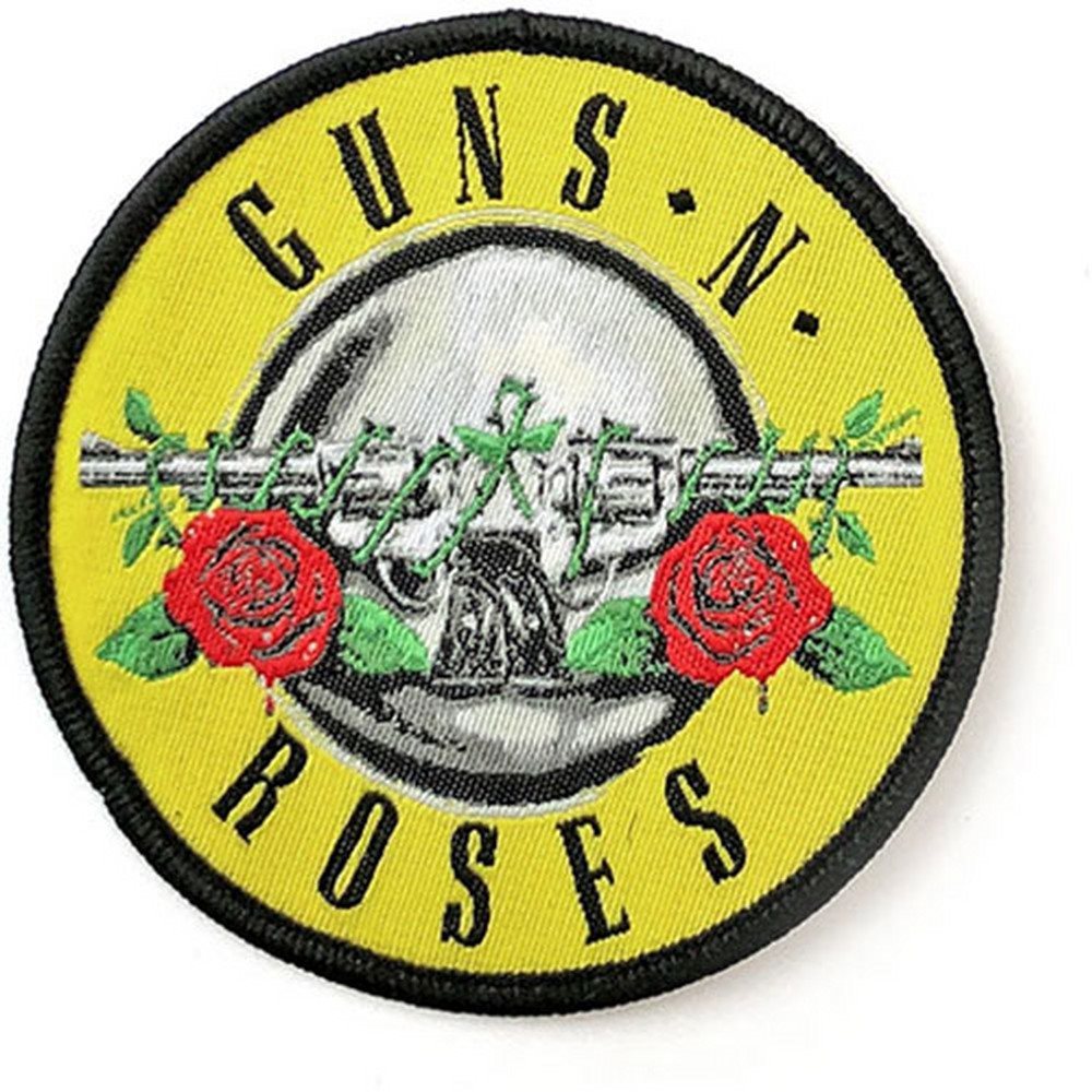 GUNS N ROSES ガンズアンドローゼズ (5月 来日 記念 ) - Classic Circle Logo / ワッペン 【公式 / オフィシャル】