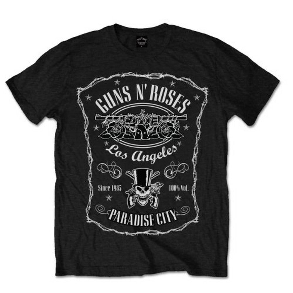 【予約商品】 GUNS N ROSES ガンズアンドローゼズ (5月 来日 記念 ) - Paradise City Label / Tシャツ / メンズ 【公式 / オフィシャル】