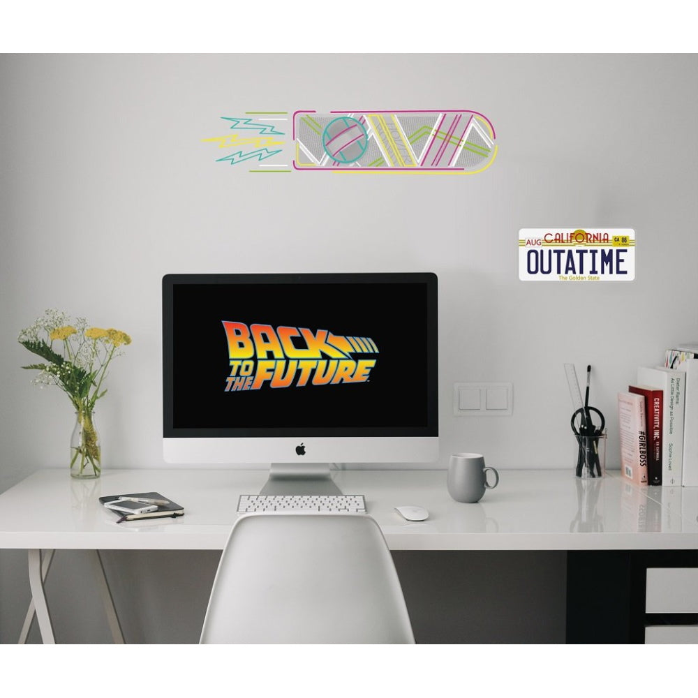 BACK TO THE FUTURE バックトゥザフューチャー (劇場公開 40周年 ) - Man Cave Decals / 22デカールセット / ステッカー 【公式 / オフィシャル】