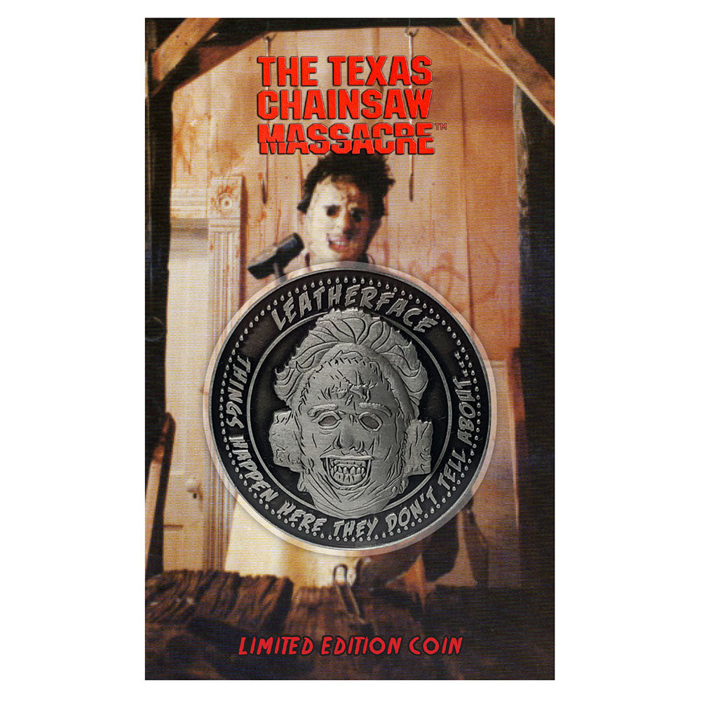
                  
                    TEXAS CHAINSAW MASSACRE (50th Anniversary Release) - Limited Edition Coin / Limited to 9995 Coins
                  
                