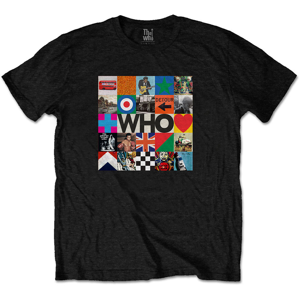 THE WHO ザ・フー (デビュー 60周年 ) - 5x5 Blocks / Tシャツ / メンズ 【公式 / オフィシャル】