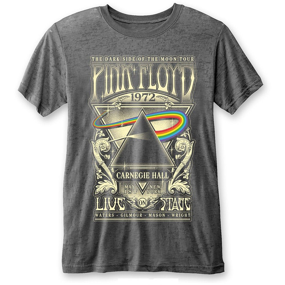 PINK FLOYD ピンクフロイド (結成 60周年 ) - Carnegie Hall (Burn Out) / Black Label（ブランド） / Tシャツ / メンズ 【公式 / オフィシャル】