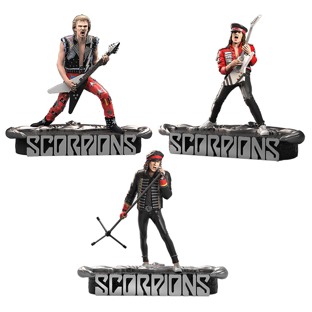 SCORPIONS - Rock Iconz Statue Bundle 3 sets / Limited to 3000 units worldwide / Statue