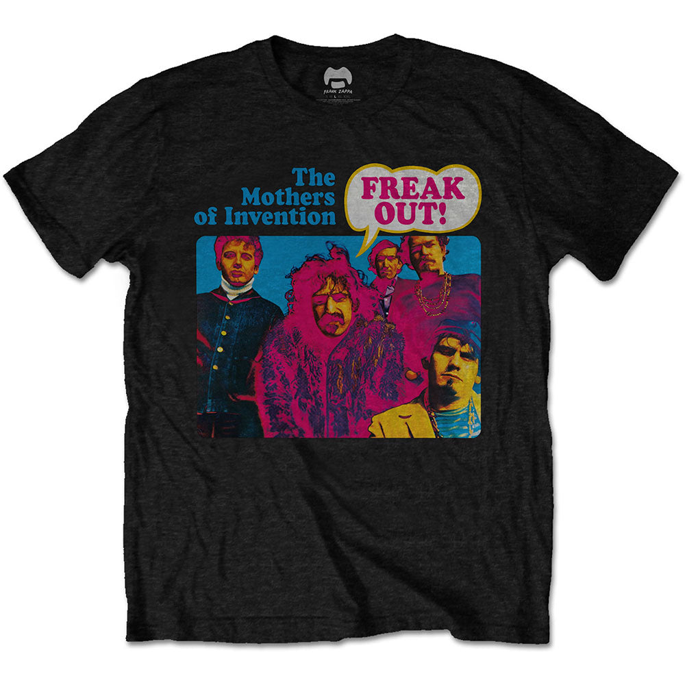 FRANK ZAPPA フランクザッパ - FREAK OUT! / Black / Tシャツ / メンズ 【公式 / オフィシャル】