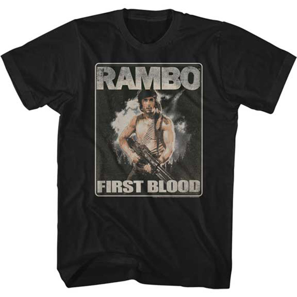 【廃番ラスト販売/特別価格】RAMBO ランボー - FIRST BLOOD / Tシャツ / メンズ 【公式 / オフィシャル】