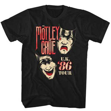 MOTLEY CRUE モトリークルー (来日 40周年 ) - UK TOUR / バックプリントあり / Tシャツ / メンズ