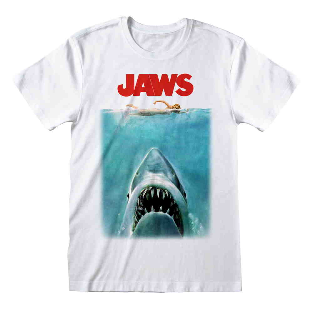 JAWS ジョーズ (公開 50周年 ) - Poster / Tシャツ / メンズ 【公式 / オフィシャル】