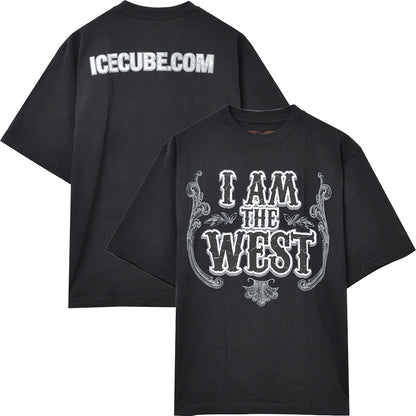 【廃番ラスト販売/特別価格】ICE CUBE アイスキューブ - I AM THE WEST / バックプリントあり / Tシャツ / メンズ 【公式 / オフィシャル】