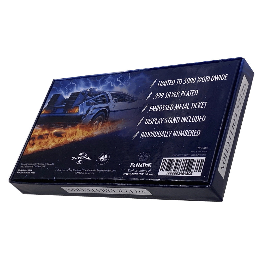 
                  
                    BACK TO THE FUTURE バックトゥザフューチャー (劇場公開40周年 ) - Silver Plated Ticket / 世界限定5000枚 / インテリア置物 【公式 / オフィシャル】
                  
                
