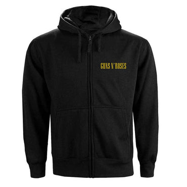 GUNS N ROSES ガンズアンドローゼズ (結成 40周年 ) - Classic Logo / バックプリントあり / ジップ / パーカー・スウェット / レディース
