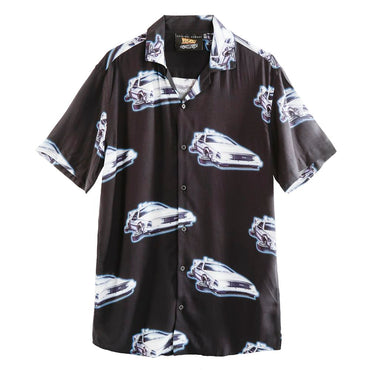 BACK TO THE FUTURE バックトゥザフューチャー (劇場公開 40周年 ) - DELOREAN SHIRT / CRIMINAL DAMAGE（ブランド） / 限定 / 襟付きシャツ / メンズ 【公式 / オフィシャル】