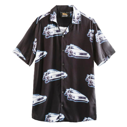BACK TO THE FUTURE バックトゥザフューチャー (劇場公開 40周年 ) - DELOREAN SHIRT / CRIMINAL DAMAGE（ブランド） / 限定 / 襟付きシャツ / メンズ 【公式 / オフィシャル】