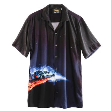 BACK TO THE FUTURE バックトゥザフューチャー (劇場公開 40周年 ) - POSTER SHIRT / CRIMINAL DAMAGE（ブランド） / 限定 / 襟付きシャツ / メンズ 【公式 / オフィシャル】