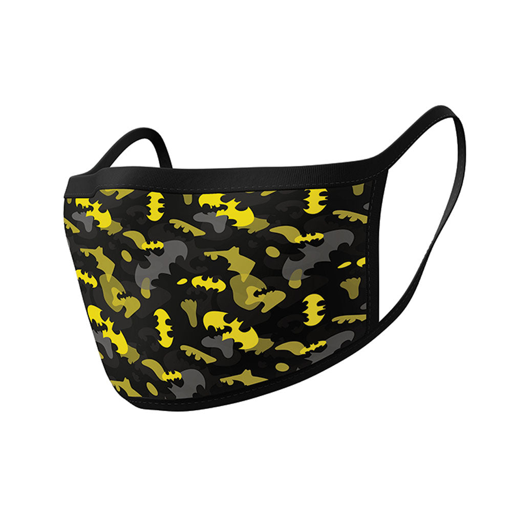 【廃番ラスト販売/特別価格】BATMAN バットマン - Camo Yellow 2枚セット / ファッション・マスク 【公式 / オフィシャル】