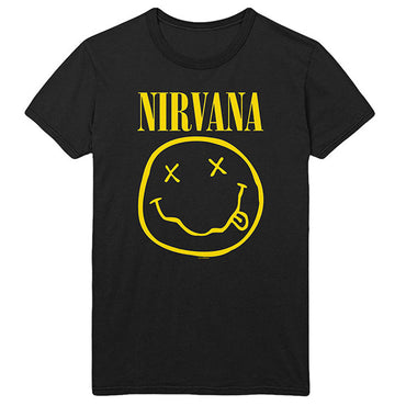NIRVANA ニルヴァーナ (Nevermind 35周年 ) - Flower Sniffin / バックプリントあり / Tシャツ / メンズ