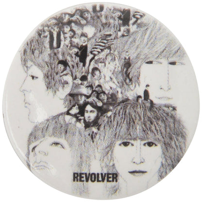 THE BEATLES ビートルズ (結成 65周年 ) - REVOLVER / バッジ 【公式 / オフィシャル】