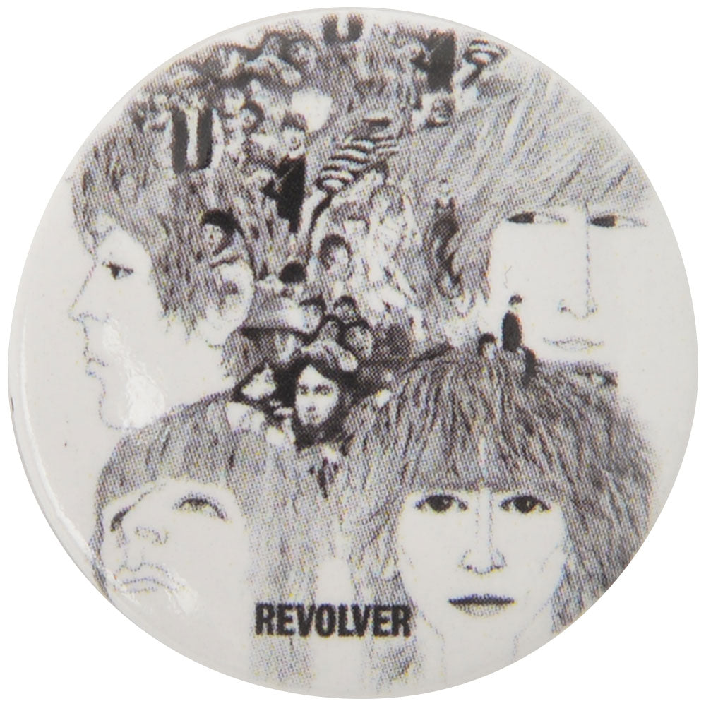 THE BEATLES ビートルズ (結成 65周年 ) - REVOLVER / バッジ 【公式 / オフィシャル】