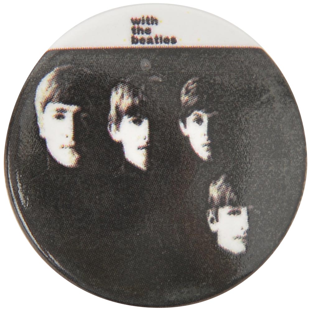 THE BEATLES ビートルズ (結成 65周年 ) - With The THE BEATLES / バッジ 【公式 / オフィシャル】