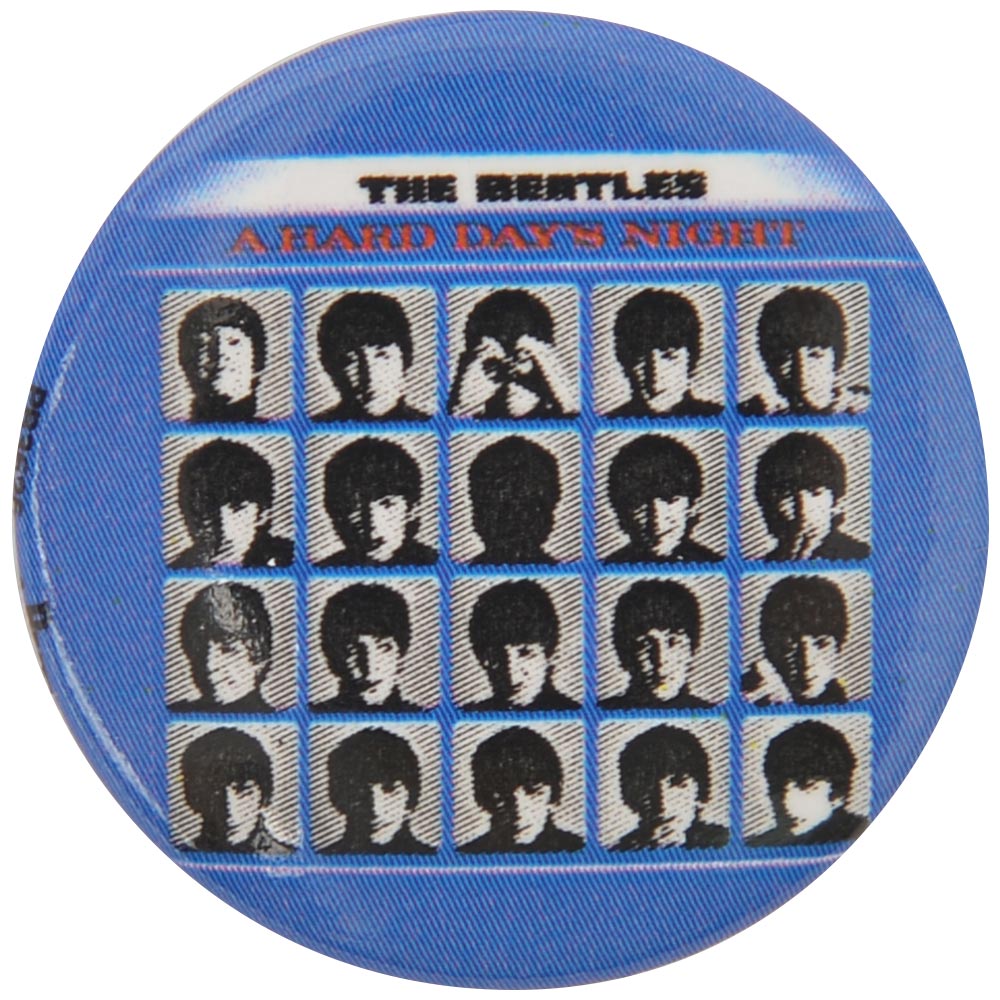 THE BEATLES ビートルズ (来日 60周年 ) - Hard Day’s Night / バッジ - PGS