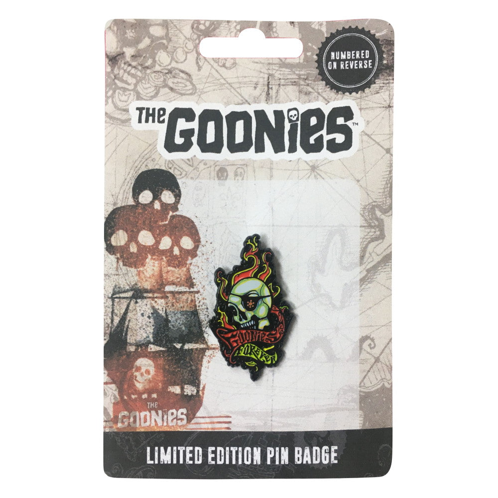 GOONIES グーニーズ (公開 40周年 ) - Limited Edition Pin Badge / 世界限定9995個 / バッジ 【公式 / オフィシャル】